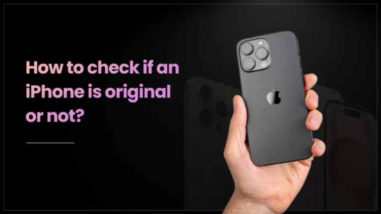 Fake iPhone Check